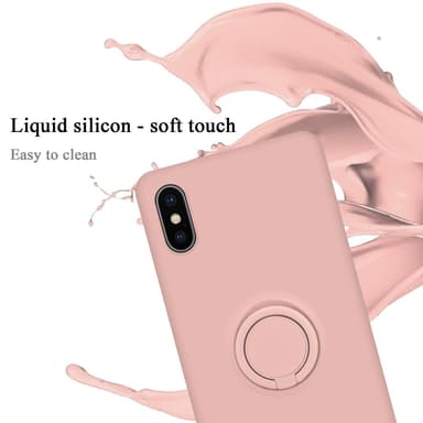 iPhone X / XS Cover Etui Case (Lyserød)