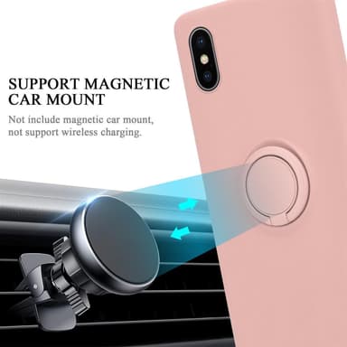 iPhone X / XS Cover Etui Case (Lyserød)