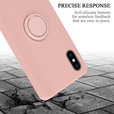 iPhone X / XS Cover Etui Case (Lyserød)