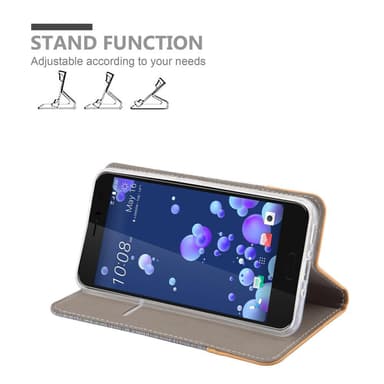 HTC OCEAN / U11 Pungetui Cover Case (Grå)