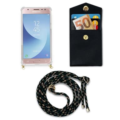 Samsung Galaxy J5 2017 Etui Cover Kæde (Brun)