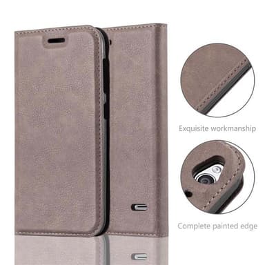 ZTE Blade S6 Cover Etui Case (Brun)