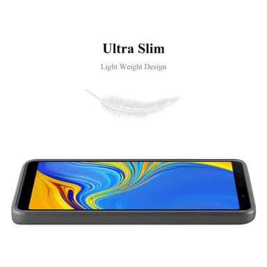 Samsung Galaxy A7 2018 Cover Etui Case (Grå)