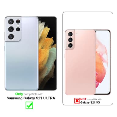 Samsung Galaxy S21 ULTRA Cover Etui Case (Grøn)