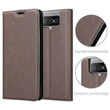 Asus ZenFone 7 PRO Cover Etui Case (Brun)
