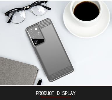 Samsung Galaxy S21 ULTRA Cover TPU Etui (Grå)