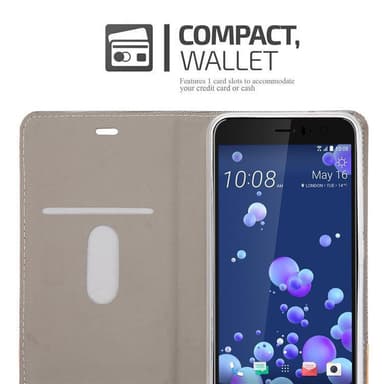 HTC OCEAN / U11 Pungetui Cover Case (Grå)
