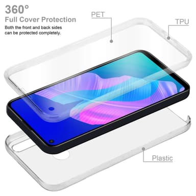 Cover Huawei P40 LITE E Etui Case (Gennemsigtig)
