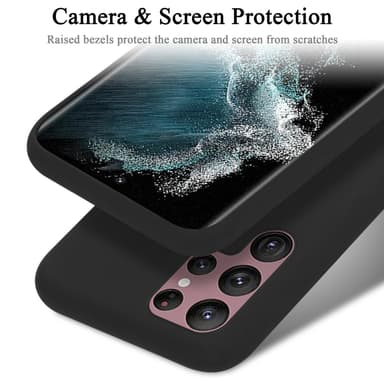Samsung Galaxy S22 ULTRA Cover Etui Case (Sort)