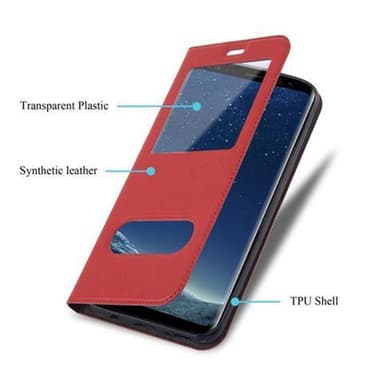 Pungetui Samsung Galaxy S8 Cover Case (Rød)
