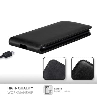 Samsung Galaxy A80 / A90 4G Pungetui Flip Cover (Sort)