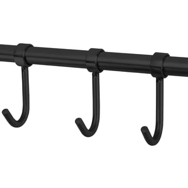Hængende køkkenskinne Kroge Vægholder (6 kroge)