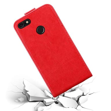 Huawei Y6 PRO 2017 Pungetui Flip Cover (Rød)