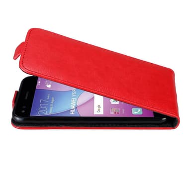 Huawei Y6 PRO 2017 Pungetui Flip Cover (Rød)