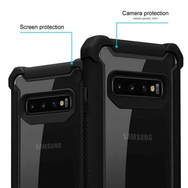 Samsung Galaxy S10 PLUS Etui Case Cover (Sort)
