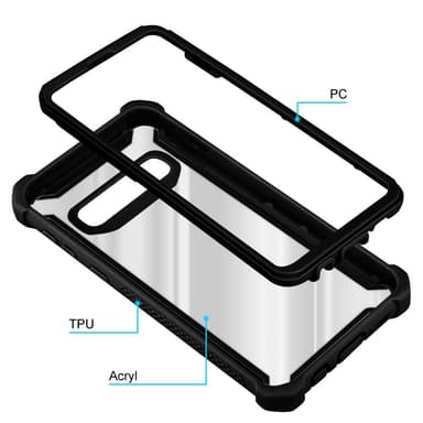 Samsung Galaxy S10 PLUS Etui Case Cover (Sort)