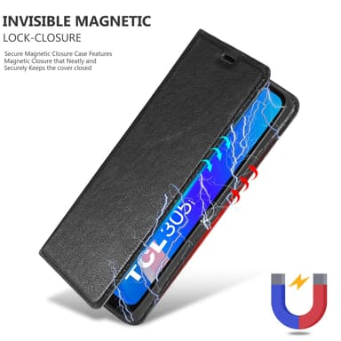 TCL 305i Cover Etui Case (Sort)