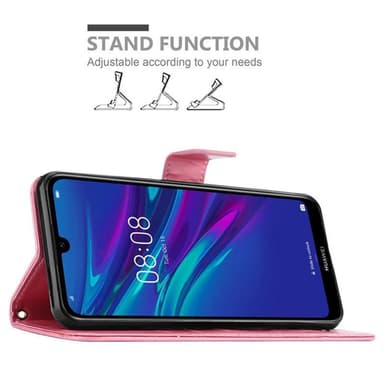 Huawei Y6 2019 Pungetui Cover Case (Lyserød)