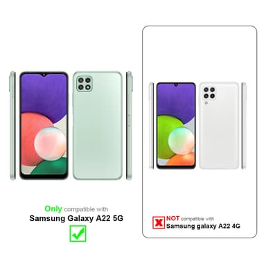 Cover Samsung Galaxy A22 5G Etui Case (Grøn)
