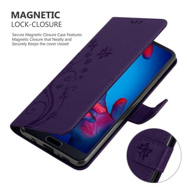 Huawei P20 Pungetui Cover Case (Lilla)