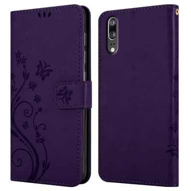 Huawei P20 Pungetui Cover Case (Lilla)