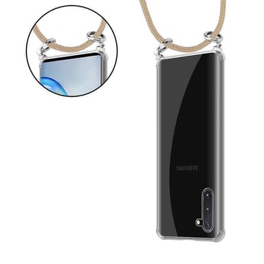 Etui Samsung Galaxy NOTE 10 Cover Kæde (Brun)