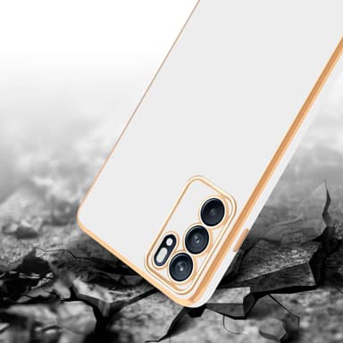 Oppo Reno6 5G Cover Etui Case (Hvid)