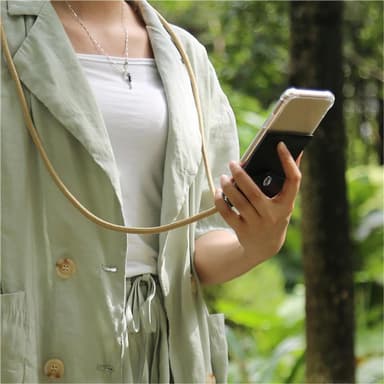 Etui Samsung Galaxy NOTE 10 Cover Kæde (Brun)