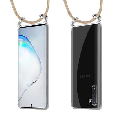 Etui Samsung Galaxy NOTE 10 Cover Kæde (Brun)