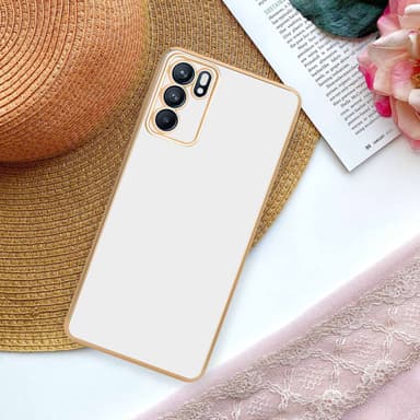 Oppo Reno6 5G Cover Etui Case (Hvid)