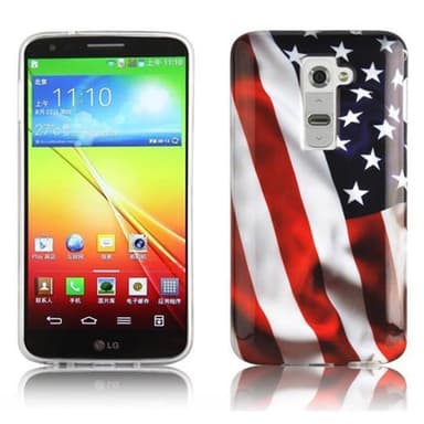 LG G2 Etui Case Cover (Rød)