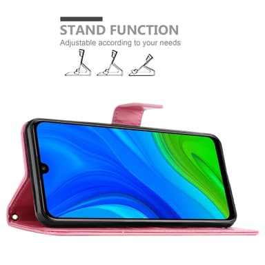 Huawei P SMART 2020 Pungetui Cover Case (Lyserød)