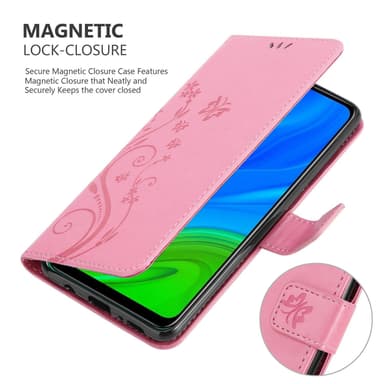 Huawei P SMART 2020 Pungetui Cover Case (Lyserød)