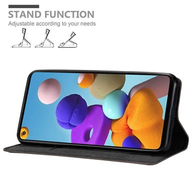 Samsung Galaxy A21s Cover Etui Case (Brun)