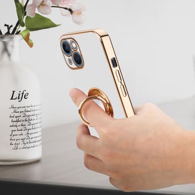 iPhone 14 PLUS Cover Etui Case (Hvid)
