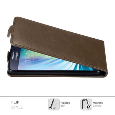 Samsung Galaxy A5 2015 Pungetui Flip Cover (Brun)