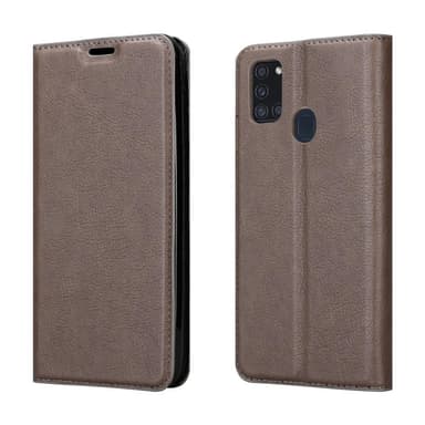 Samsung Galaxy A21s Cover Etui Case (Brun)