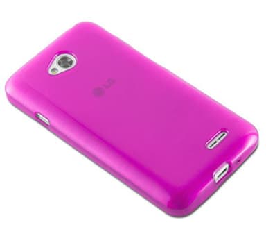 LG L70 (1. SIM) Cover Etui Case (Lyserød)