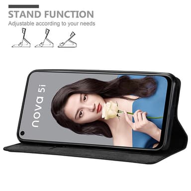 Huawei NOVA 5i / P20 LITE 2019 Cover Etui Case (Sort)