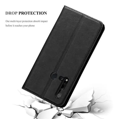 Huawei NOVA 5i / P20 LITE 2019 Cover Etui Case (Sort)