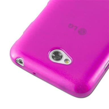 LG L70 (1. SIM) Cover Etui Case (Lyserød)