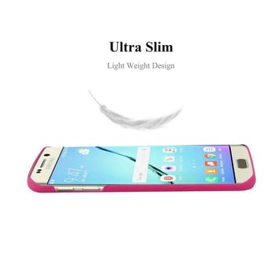 Samsung Galaxy S6 EDGE Cover Etui Case (Lyserød)