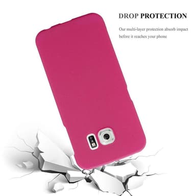 Samsung Galaxy S6 EDGE Cover Etui Case (Lyserød)