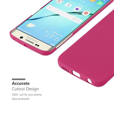 Samsung Galaxy S6 EDGE Cover Etui Case (Lyserød)