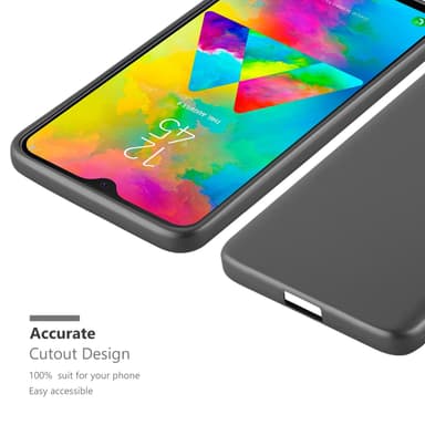 Samsung Galaxy M20 Cover Etui Case (Grå)