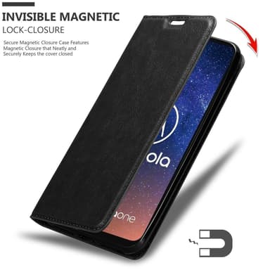 Motorola ONE VISION Cover Etui Case (Sort)