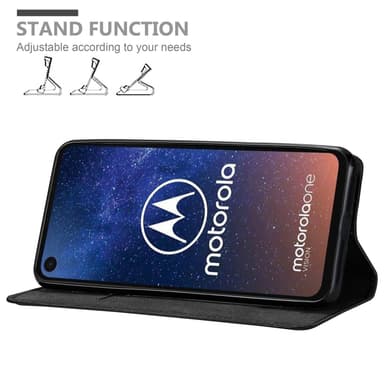 Motorola ONE VISION Cover Etui Case (Sort)