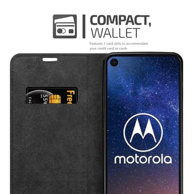 Motorola ONE VISION Cover Etui Case (Sort)