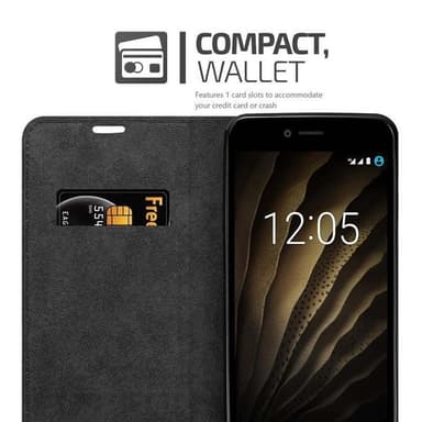 BQ Aquaris U / U LITE Cover Etui Case (Sort)