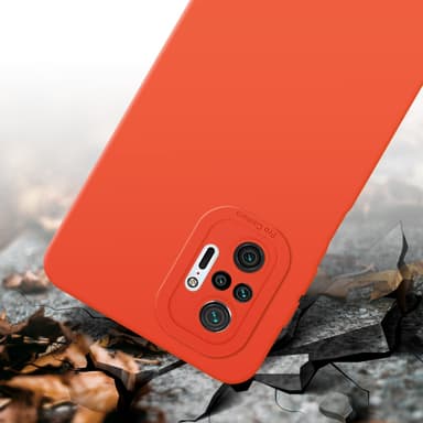 Xiaomi RedMi NOTE 10 PRO Cover Etui Case (Orange)